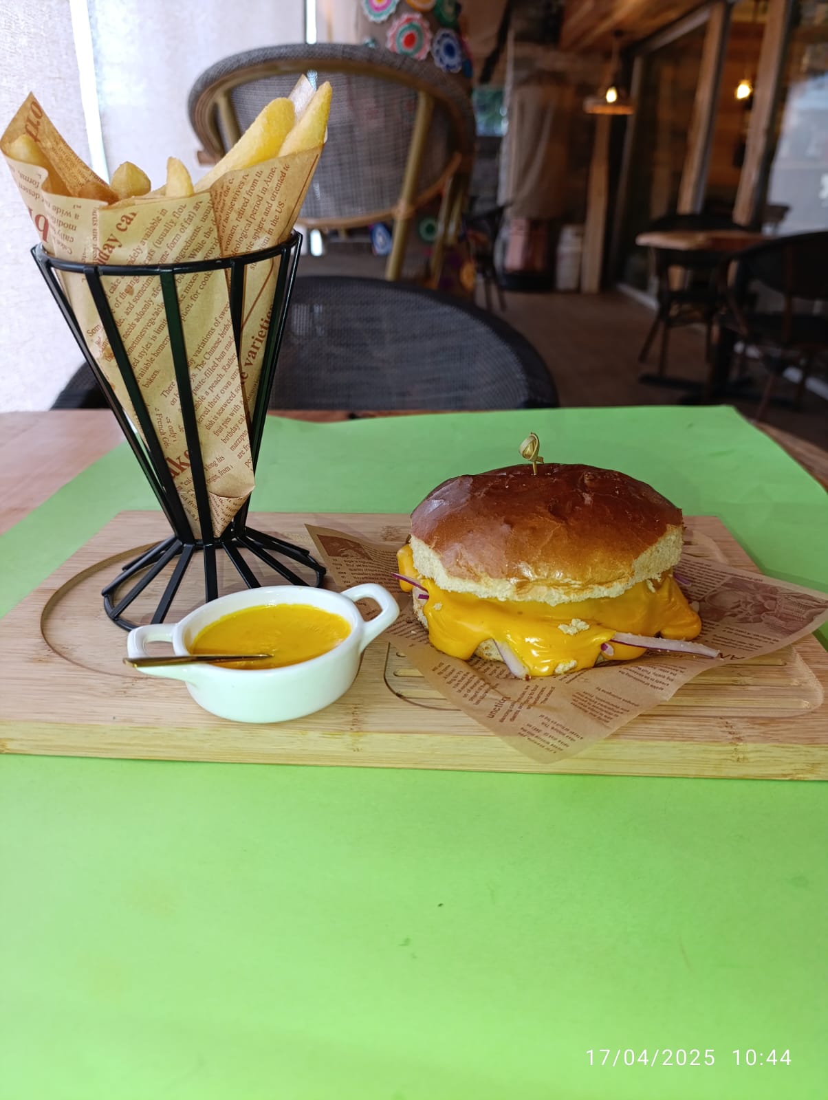 Hamburguesa con queso